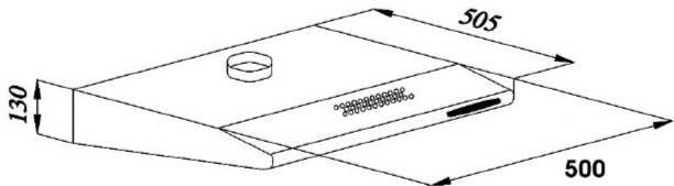 Amica UB-Haube UH 17052-3 E