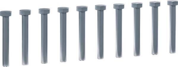 Tehalit verzinkte Stahlschraube KTSS0860 (VE10)