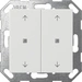 1St. Gira 517403 KNX Taster Wippe 2f Pfeile System 55 Reinweiß 1St. Gira 517403 KNX Taster Wippe 2f Pfeile System 55 Reinweiß