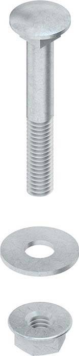 Niedax Flachrundkopfschraube M6 FLDM 6X60 V