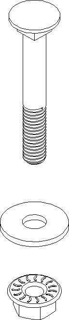 Niedax Flachrundkopfschraube M6 FLDM 6X60 V