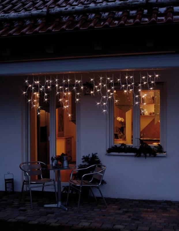 6 Stück Hellum LED-Eislichtvorh. 2,1x0,5m 555400
