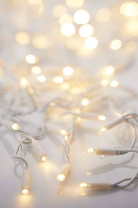 6 Stück Hellum LED-Vorhang 1,5x2m ww 555424