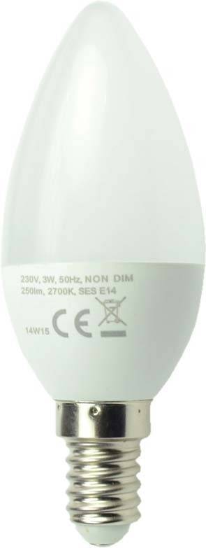 Scharnberger+Has. LED-Kerzenlampe 37x98mm 33947