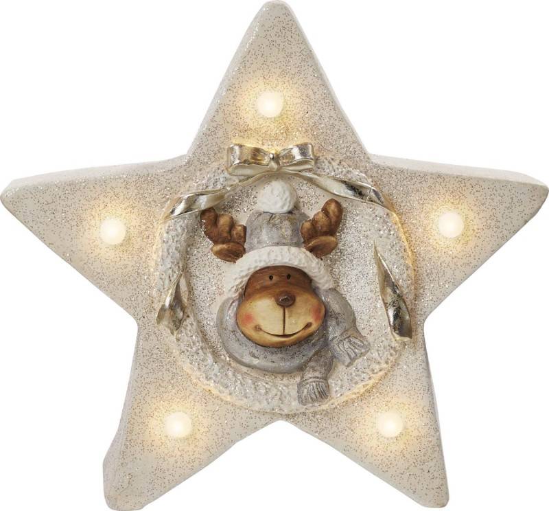 4 Stück Hellum LED-Figur Stern 524048