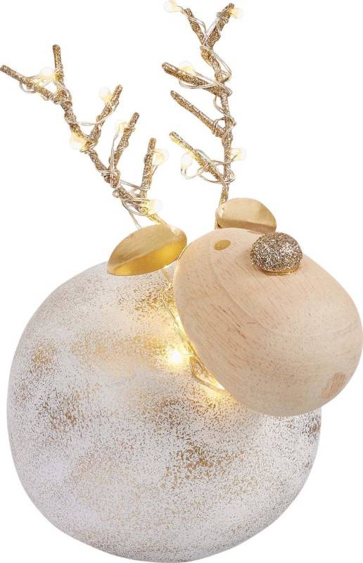 6 Stück Hellum LED-Beton Rentier 524109