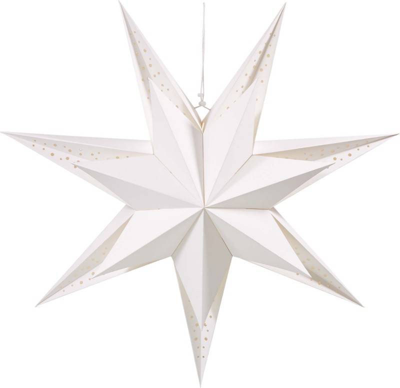 6 Stück Hellum LED-Papierstern 578027