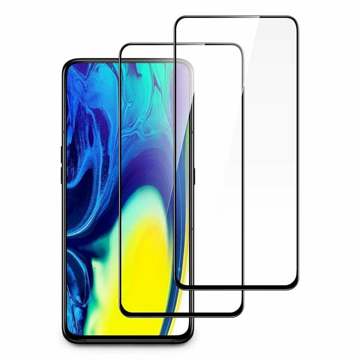 2 Stück 5D Full Screen Displayschutzfolie Schutz Glas kompatibel mit iPhone Xs Max Curved Schutz Folie Vollständig Klebend und Abdeckung