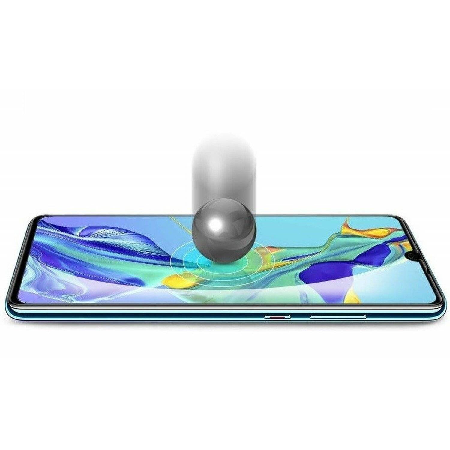 2 Stück 5D Full Screen Displayschutzfolie Schutz Glas kompatibel mit iPhone Xs Max Curved Schutz Folie Vollständig Klebend und Abdeckung