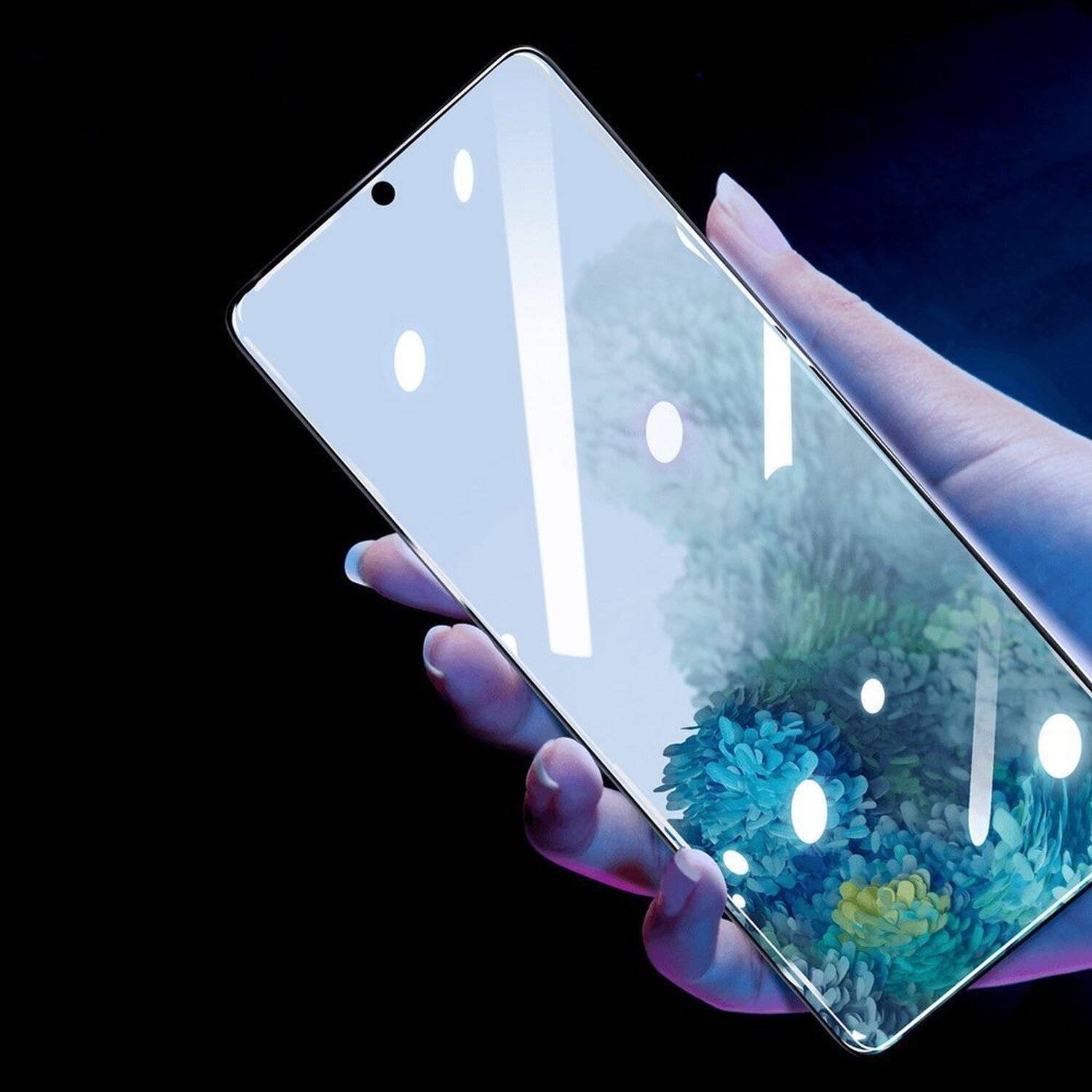 2 Stück 5D Full Screen Displayschutzfolie Schutz Glas für Samsung Galaxy A71 A715F Curved Schutz Folie Vollständig Klebend und Abdeckung