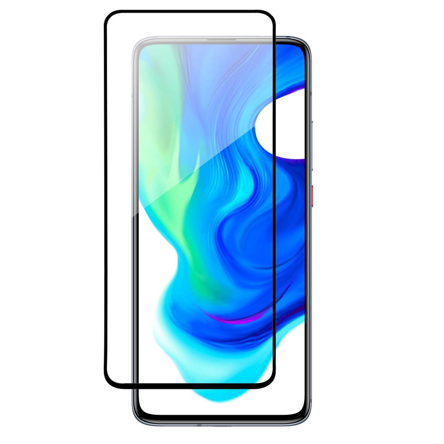 5D Schutz Glas kompatibel mit Xiaomi Redmi K30 PRO Curved Schutz Folie Vollständig Klebend und Abdeckung
