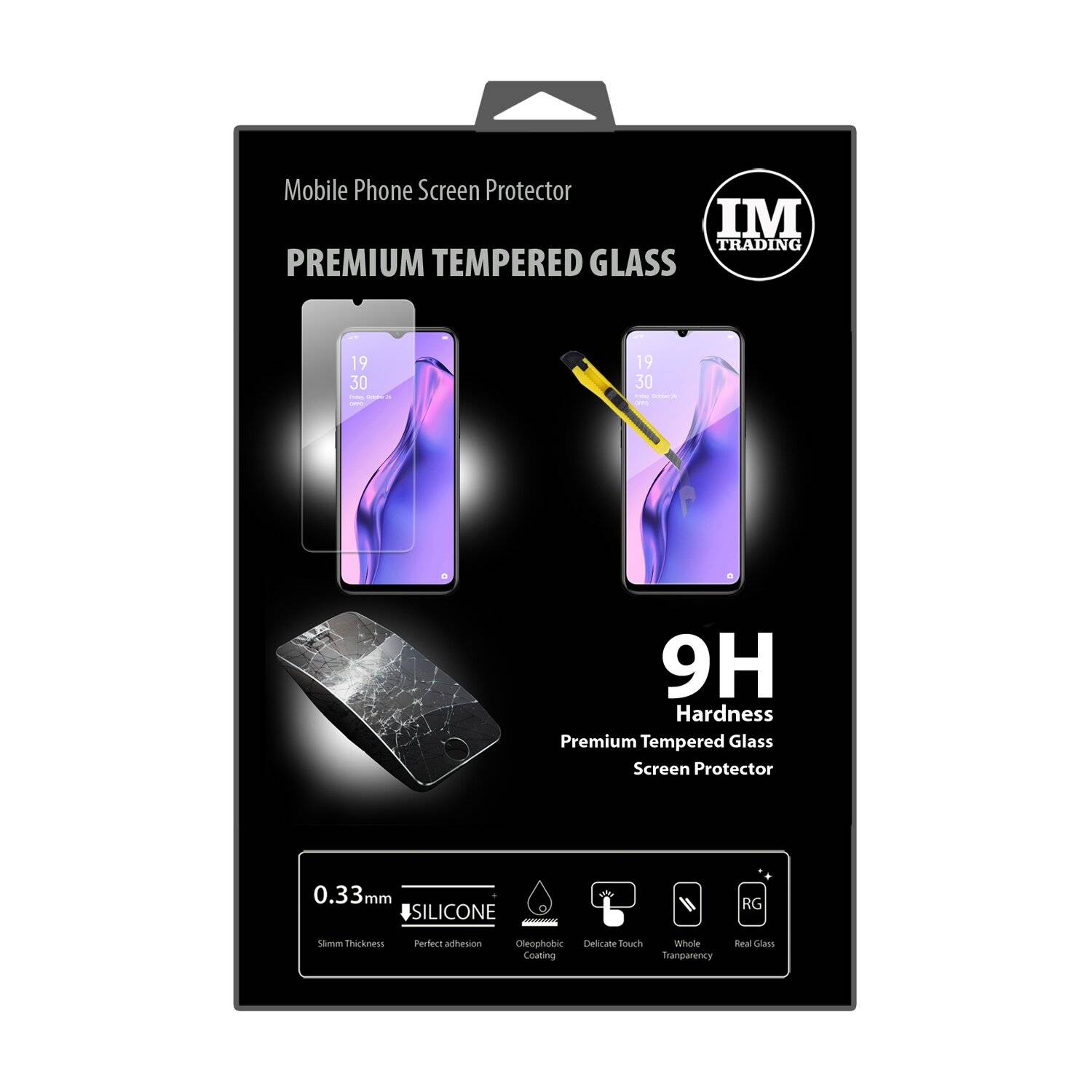 cofi1453® Schutzglas 9H kompatibel mit Oppo A31 Displayschutzfolie Schutzfolie Passgenau Glas