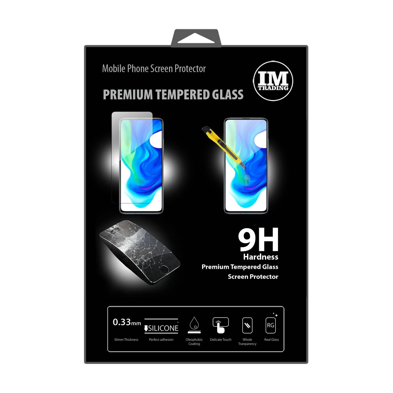 cofi1453 Schutzglas 9H kompatibel mit XIAOMI POCO F2 PRO Displayschutzfolie Schutzfolie Passgenau Glas