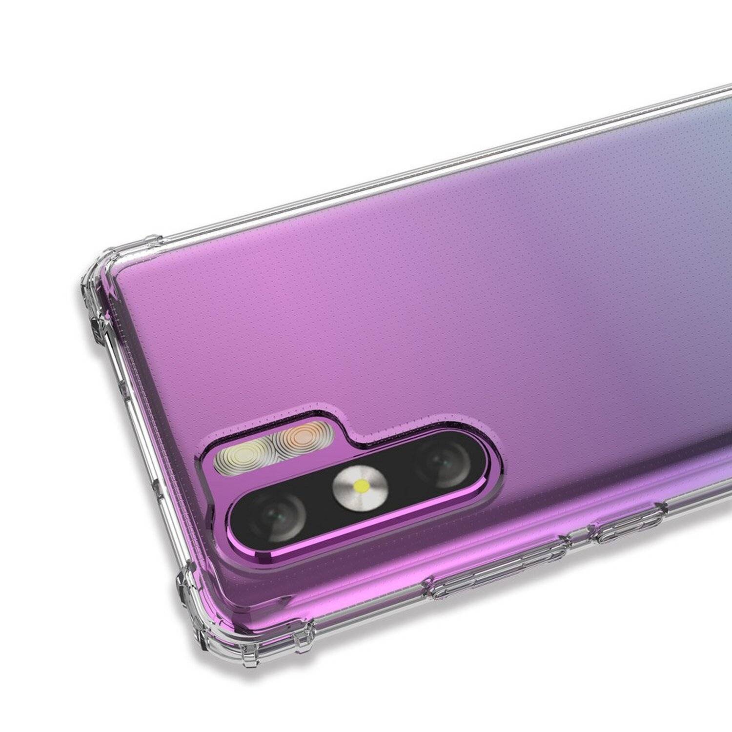 Schutzhülle Bumper Wozinsky Armor SchutzHülle kompatibel mit Huawei P30 Pro Silikon Hülle Zubehör Tasche Schutzschale Schutz in Transparent