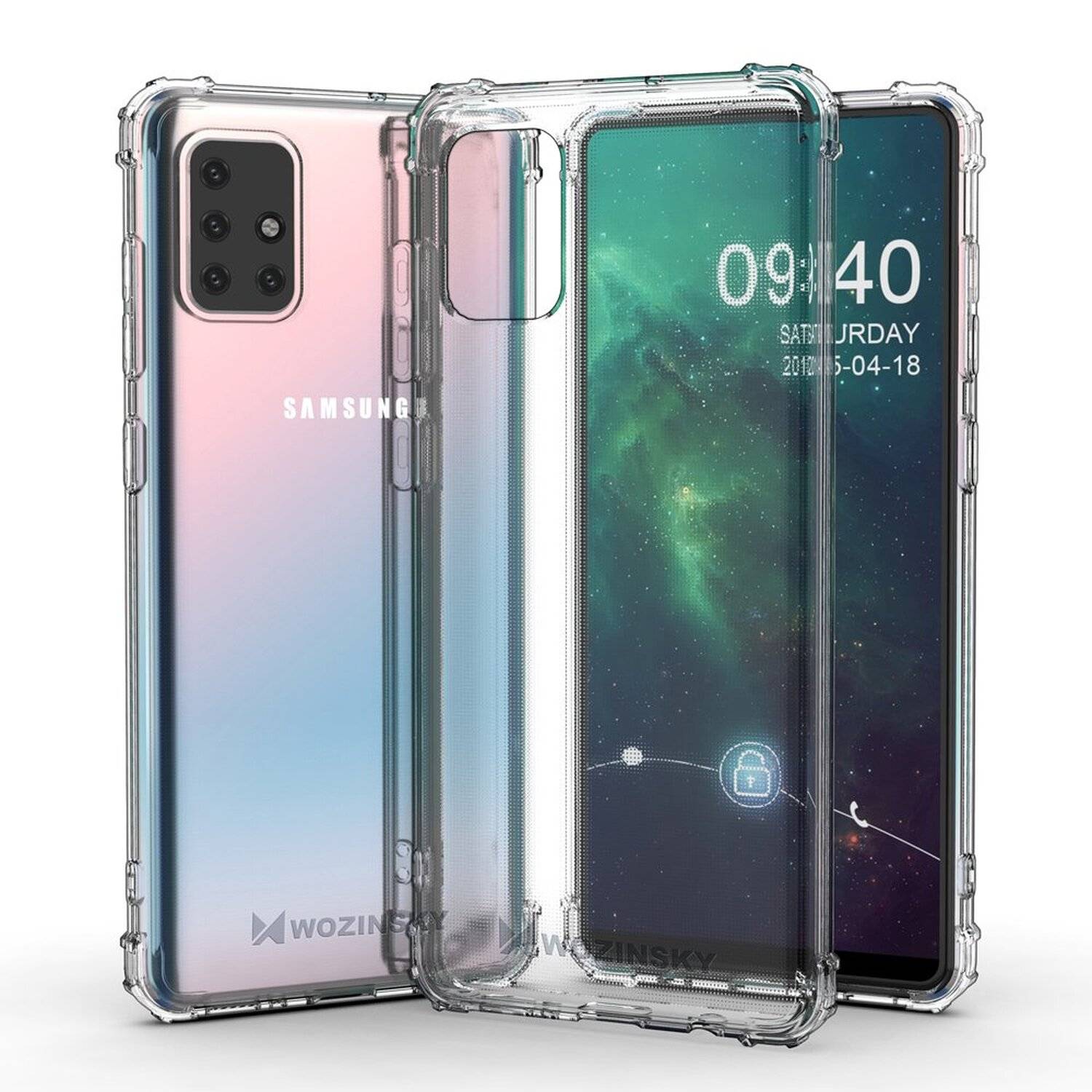 Schutzhülle Bumper Wozinsky Roar Armor SchutzHülle für Samsung Galaxy A71 A715F Silikon Hülle Zubehör Tasche Schutzschale Schutz in Transparent