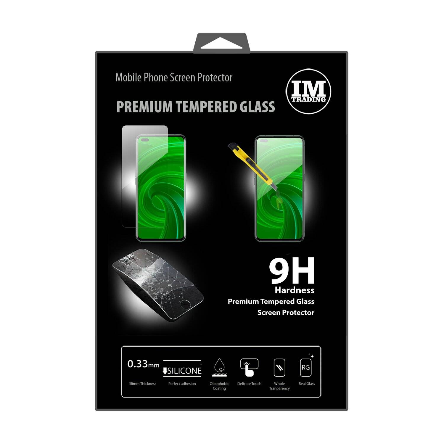 cofi1453® Schutzglas 9H kompatibel mit realme X50 Pro Displayschutzfolie Schutzfolie Passgenau Glas