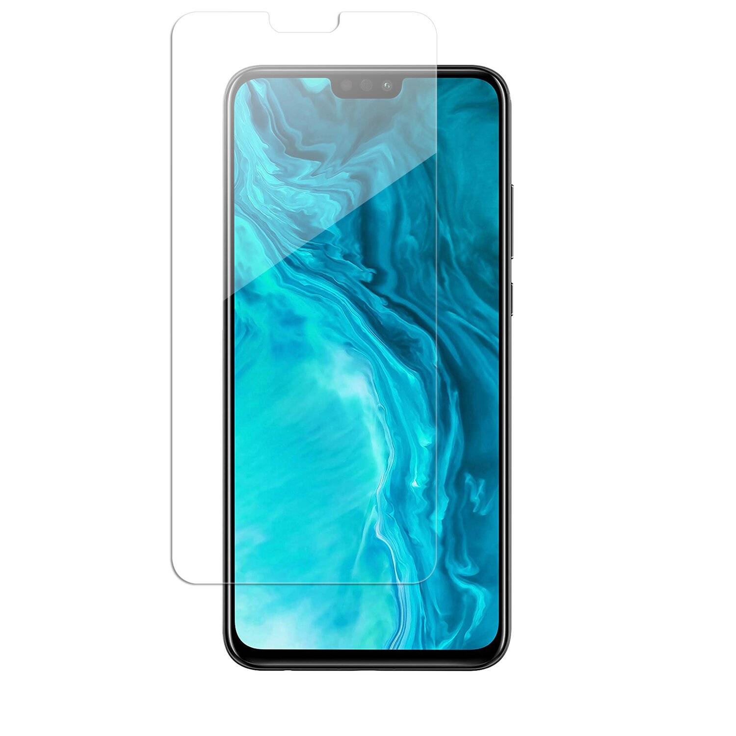cofi1453 3X Schutz Schutz Glas 9H Tempered Glass Display Schutz Folie Display Glas Screen Protector kompatibel mit Honor 9X Lite