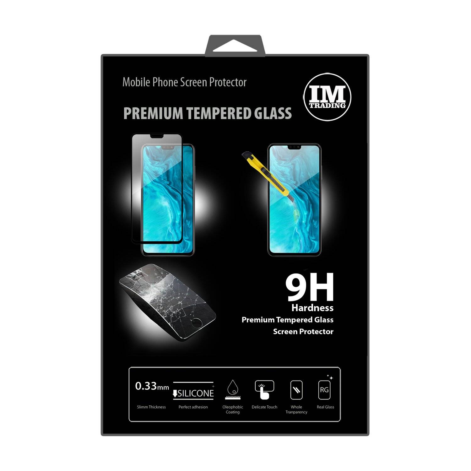 5D Schutz Glas kompatibel mit HONOR 9X LITE Curved Schutz Folie Vollständig Klebend und Abdeckung