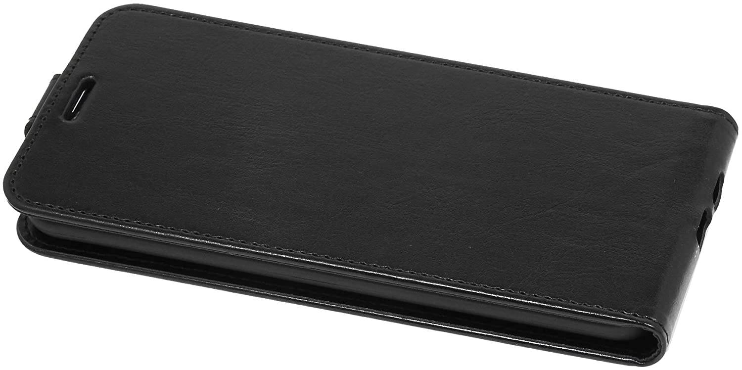 Flip Case kompatibel mit ZTE AXON 11 Handy Tasche vertikal aufklappbar Schutzhülle Klapp Hülle Schwarz