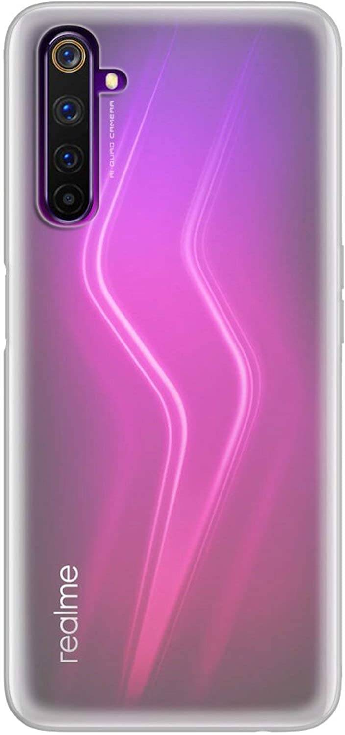 Silikon Hülle Basic kompatibel mit realme 6 Pro Case TPU Soft Handy Cover Schutz Transparent