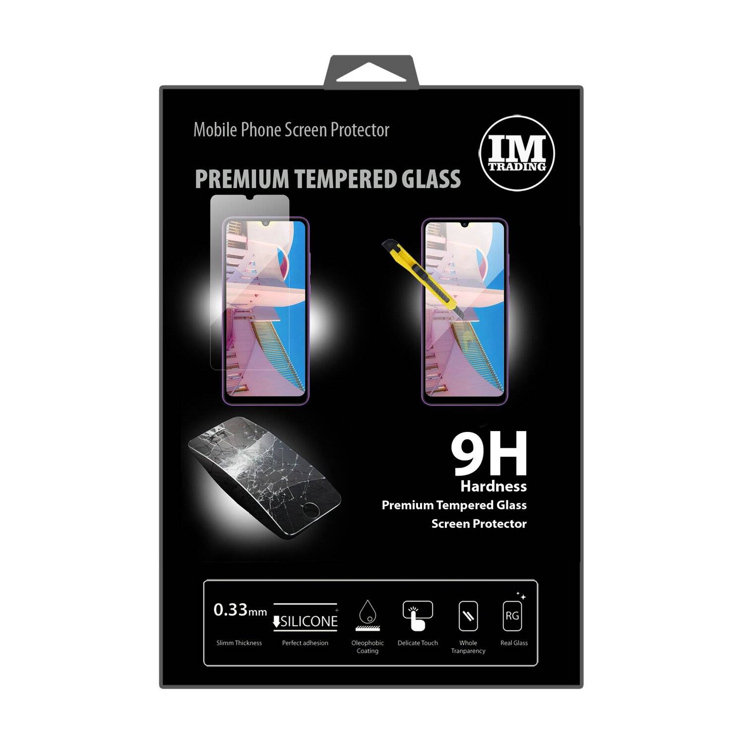 Schutzglas 9H kompatibel mit HONOR 9A Displayschutzfolie Schutzfolie Passgenau Glas