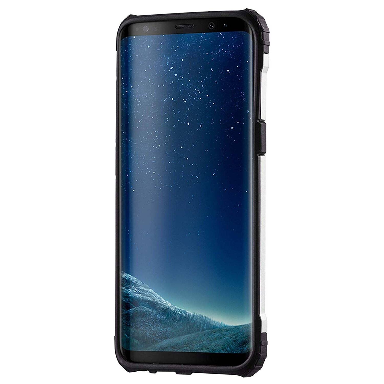 Schutzhülle Bumper Hybrid Armor SchutzHülle kompatibel mit SAMSUNG GALAXY A41 (A415F) Silikon Hülle Zubehör Tasche Schutzschale Schutz in Silber