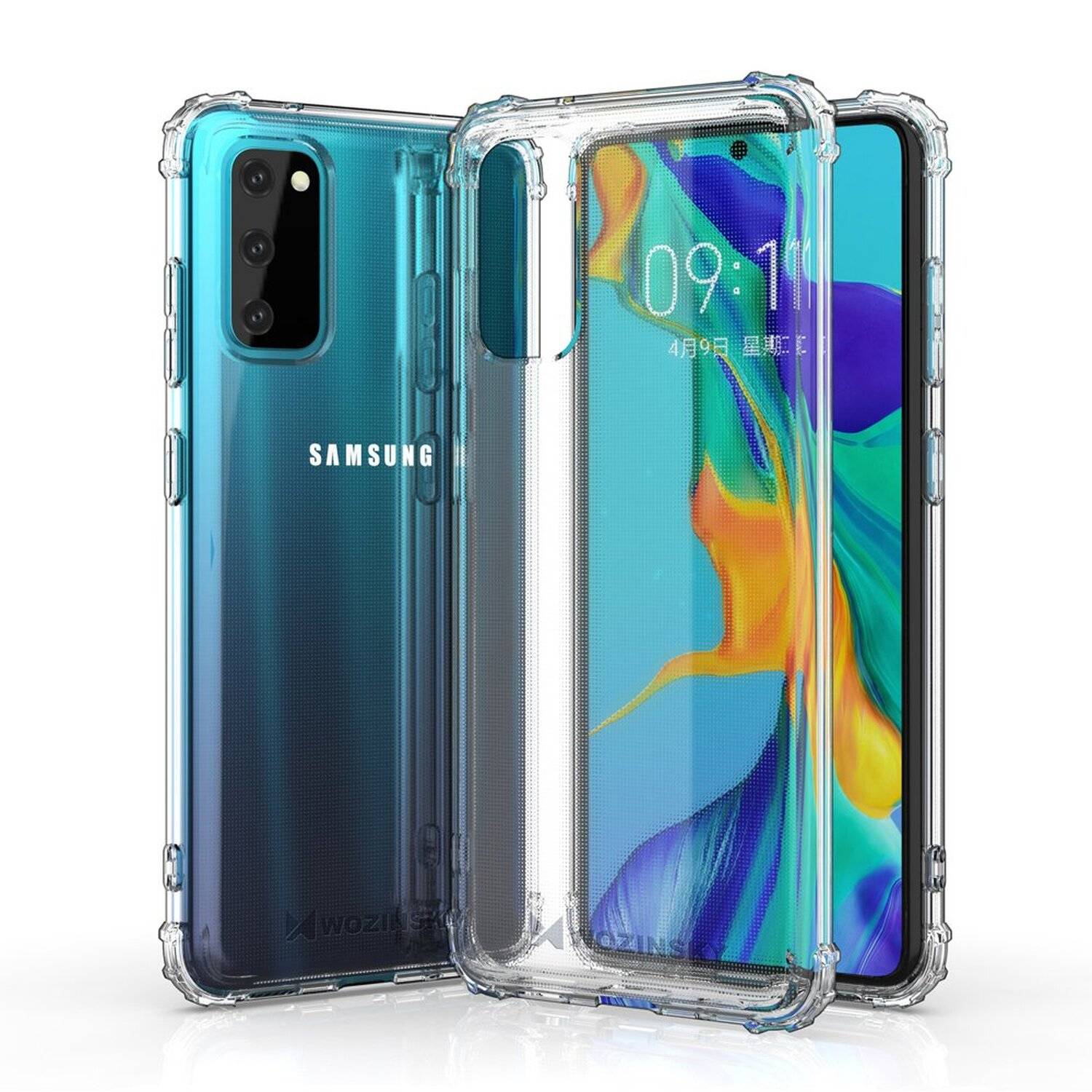 Schutzhülle Bumper Wozinsky Armor SchutzHülle für Samsung Galaxy S20 G980F Silikon Hülle Zubehör Tasche Schutzschale Schutz in Transparent