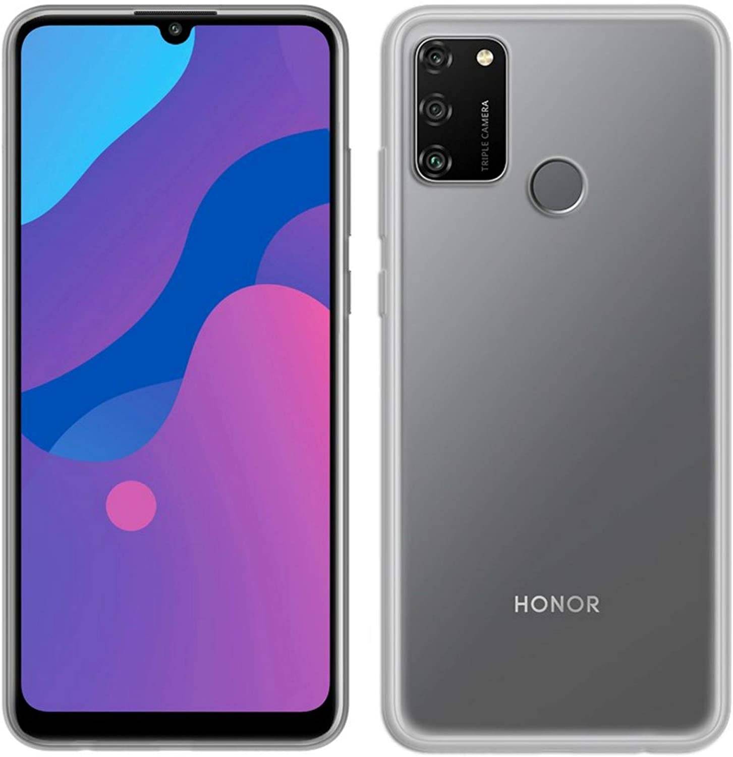 Silikon Hülle Basic kompatibel mit HONOR 9A Case TPU Soft Handy Cover Schutz Transparent
