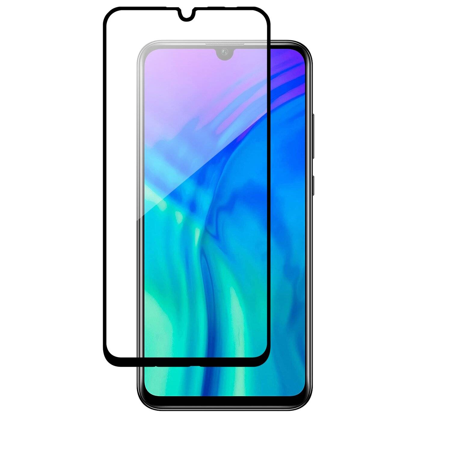 5D Schutz Glas kompatibel mit HONOR 20E Curved Schutz Folie Vollständig Klebend und Abdeckung