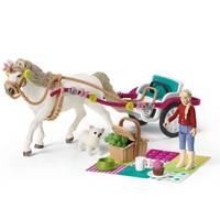 schleich HORSE CLUB Small carriage for the big horse show, Bauernhof, 5 Jahr(e), Mehrfarbig, Kunststoff