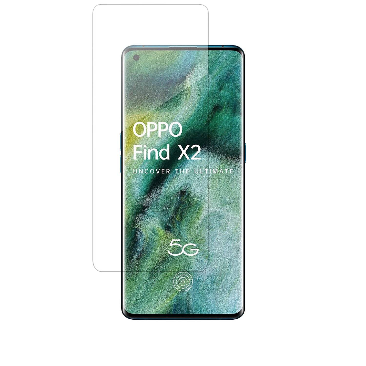 cofi1453 3X Schutz Schutz Glas 9H Tempered Glass Display Schutz Folie Display Glas Screen Protector kompatibel mit Oppo Find X2