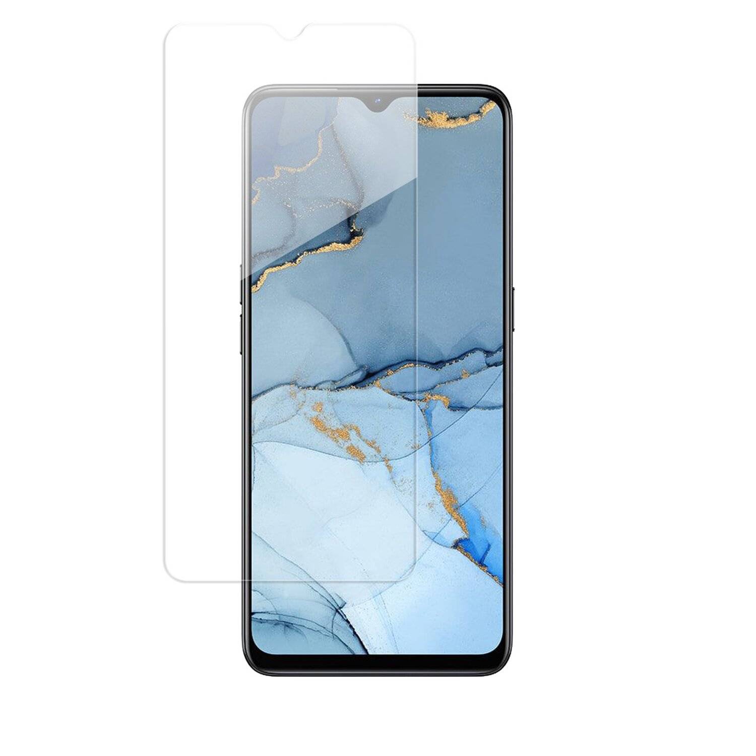 cofi1453 3X Schutz Schutz Glas 9H Tempered Glass Display Schutz Folie Display Glas Screen Protector kompatibel mit Oppo Reno 3