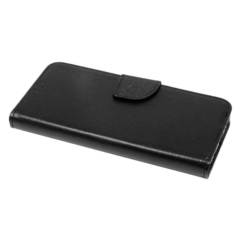 Buch Tasche Fancy für SAMSUNG GALAXY M31 M315F Handy Hülle Etui Brieftasche Schutzhülle mit Standfunktion, Kartenfach Schwarz