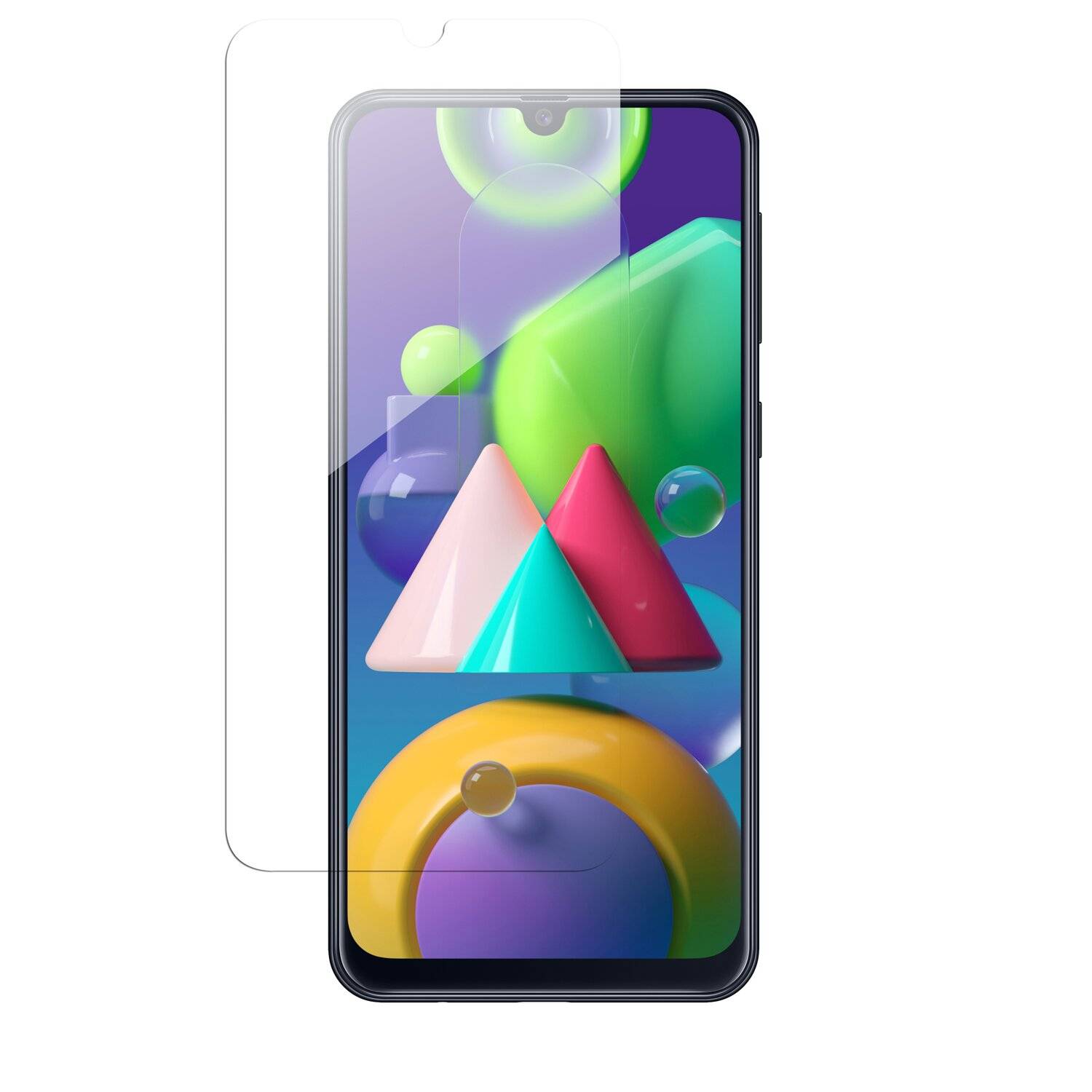 cofi1453® Schutzglas 9H kompatibel mit Samsung Galaxy M21 (M215F) Displayschutzfolie Schutzfolie Passgenau Glas