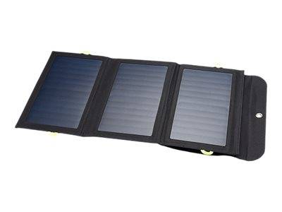 Sandberg Solar Charger - Solar-Powerbank - Li-Pol - 10000 mAh - 21 Watt - 3 A (2 x USB, 24 pin USB-C)