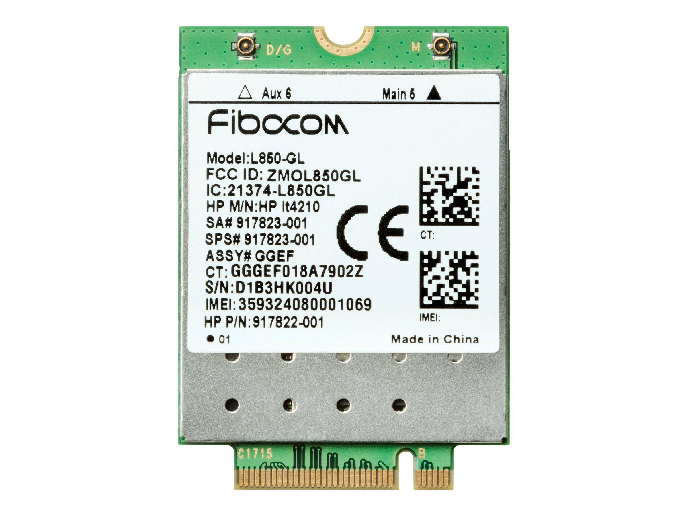 HP XMM 7360 - Drahtloses Mobilfunkmodem - 4G LTE - M.2 Card - 150 Mbps - für (for WWAN Ready configurations):