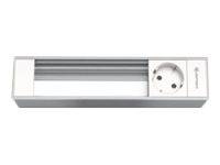 Kindermann Module holder 4-fold, 1 x mains, 3 x empty