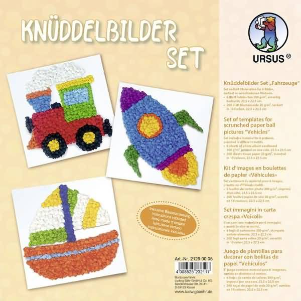 Knüddelbilder-Set 'Fahrzeuge'