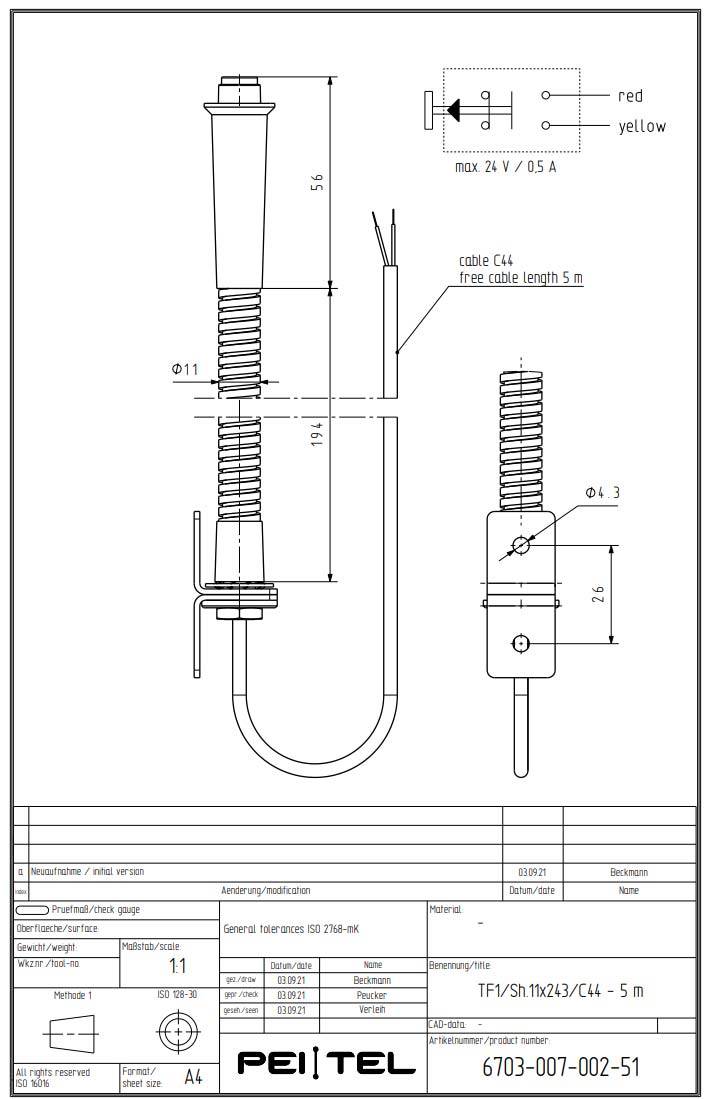 Schwanenhals Push-to-Talk Taste PTT RLN4858A