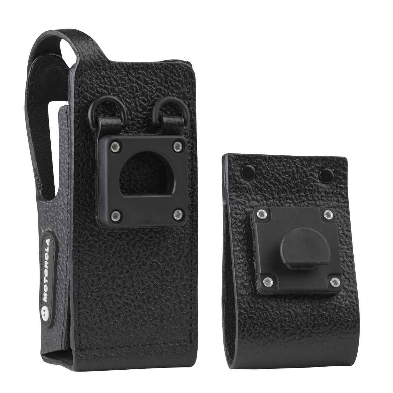 Feste Ledertasche mit 3 Zoll drehbarer Gürtelschlaufe Funkgeräte mit Display PMLN5020C