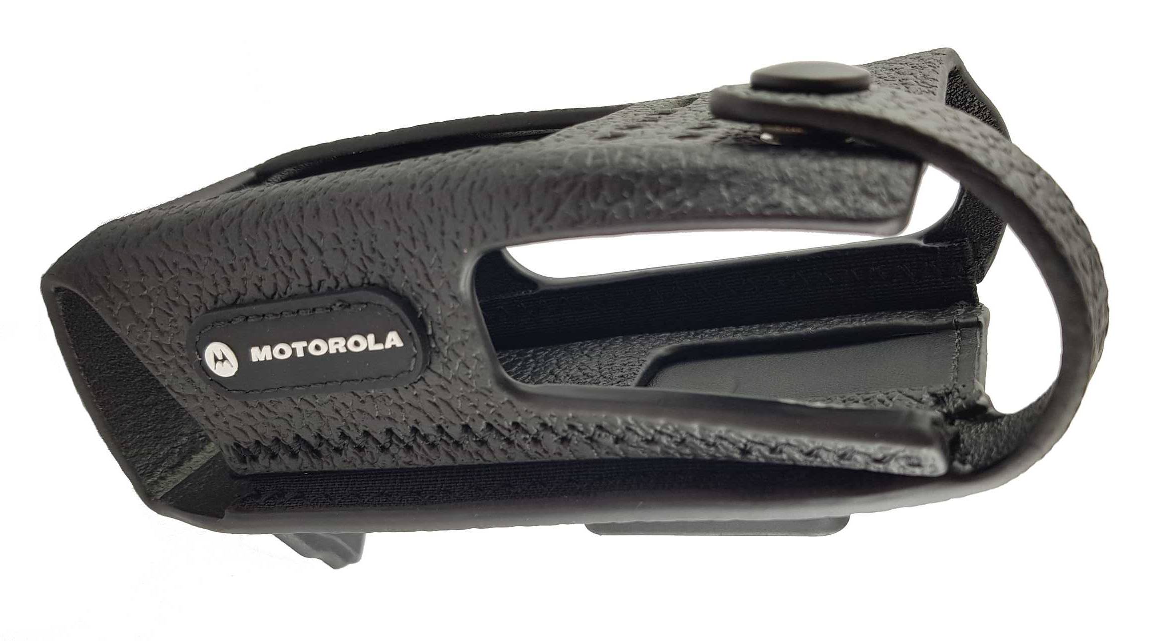 Feste Ledertasche mit 3 Zoll drehbarer Gürtelschlaufe Funkgeräte mit Display PMLN5840A