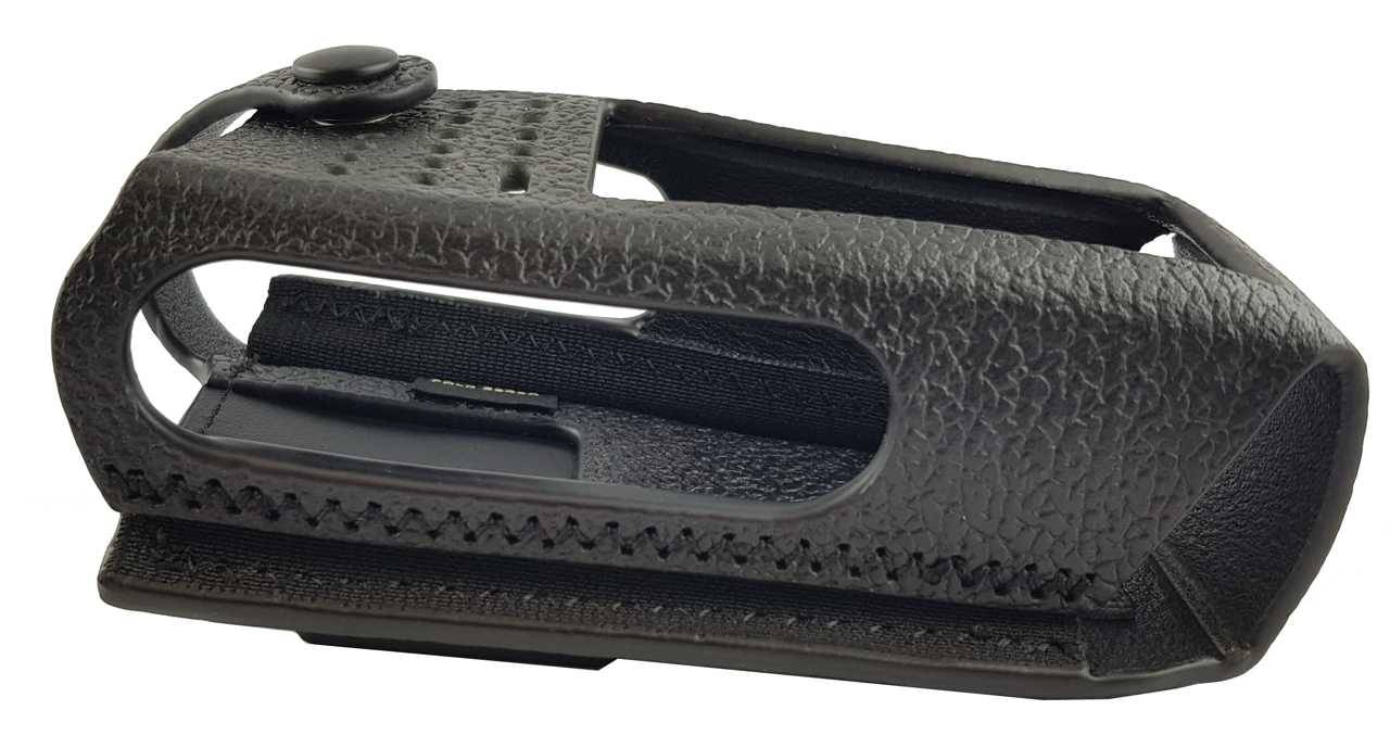 Feste Ledertasche mit 3 Zoll drehbarer Gürtelschlaufe Funkgeräte mit Display PMLN5840A