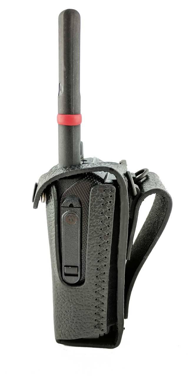 Motorola Feste Ledertasche mit 3 Zoll Gürtelschlaufe Funkgeräte ohne Display PMLN5864A