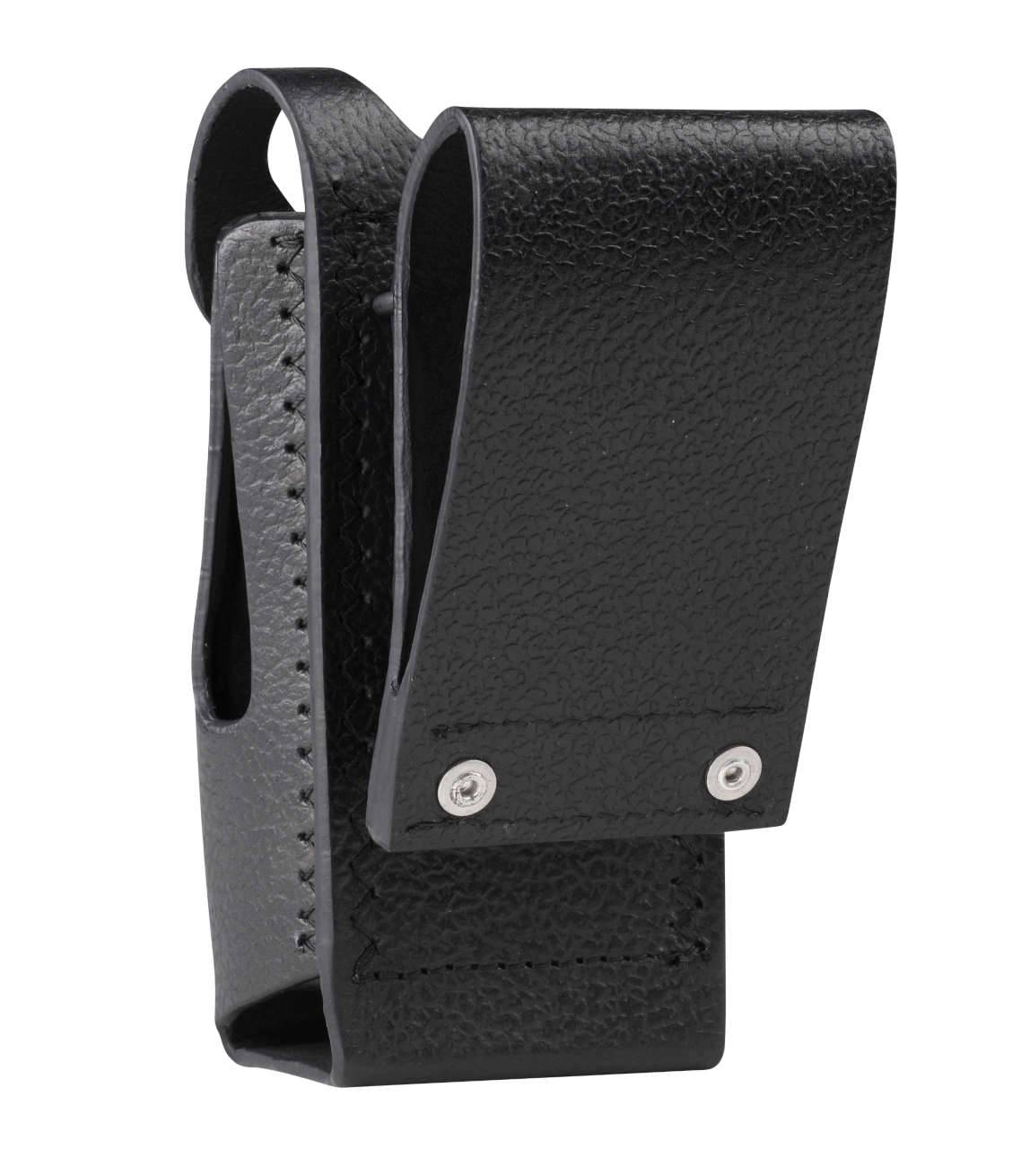 Motorola Feste Ledertasche mit 3 Zoll drehbarer Gürtelschlaufe Funkgeräte mit Display PMLN5865A