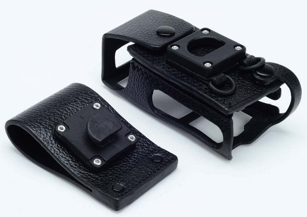 Feste Ledertasche mit 3'' drehbarer Gürtelschlaufe FKP/LKP PMLN5885B