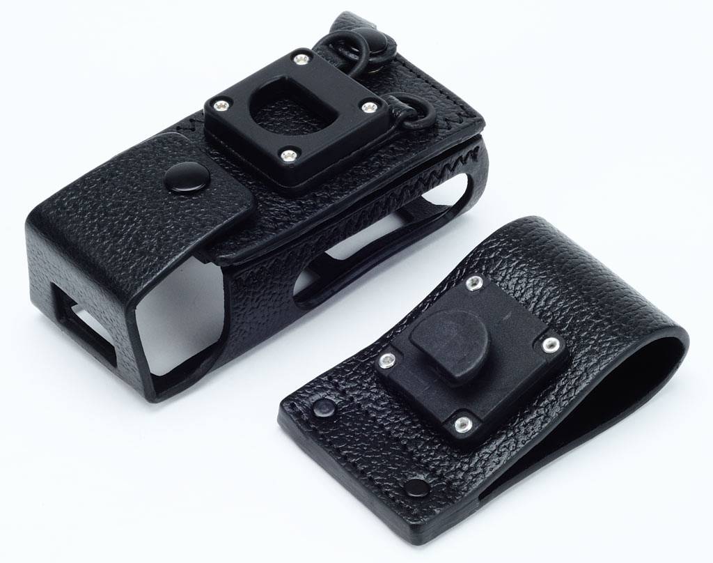 Feste Ledertasche mit 3'' drehbarer Gürtelschlaufe FKP/LKP PMLN5885B