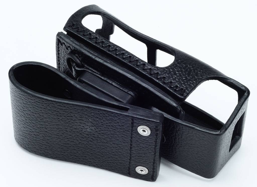 Feste Ledertasche mit 3'' drehbarer Gürtelschlaufe FKP/LKP PMLN5885B