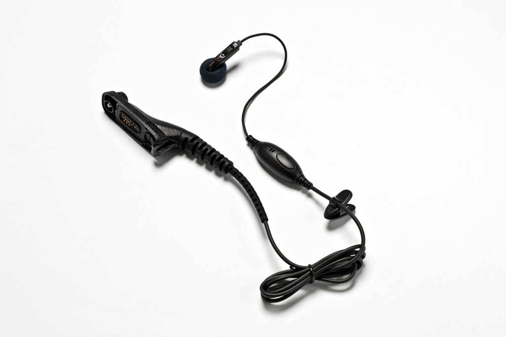 Ohrstecker mit Mikrofon und PTT Taste im Kabel PMLN6069A