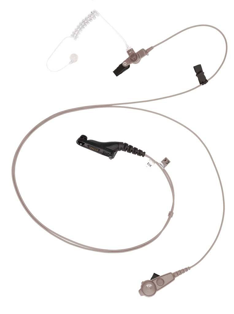 Motorola IMPRES Set zur verdeckten Tragweise, 2 Kabel Low Noise - Beige PMLN6130A