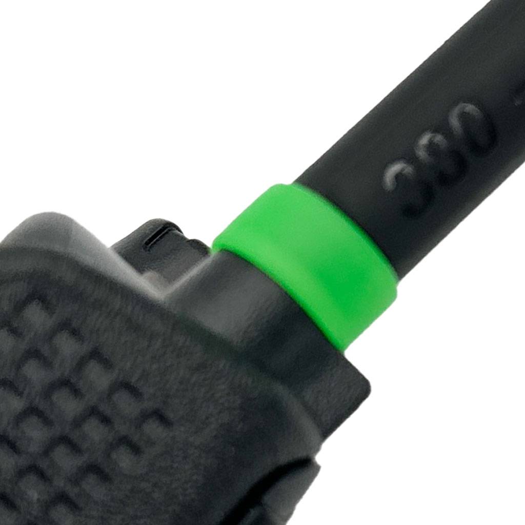 Motorola 5 Farbringe für Antennen Neon-Grün PMLN6287A